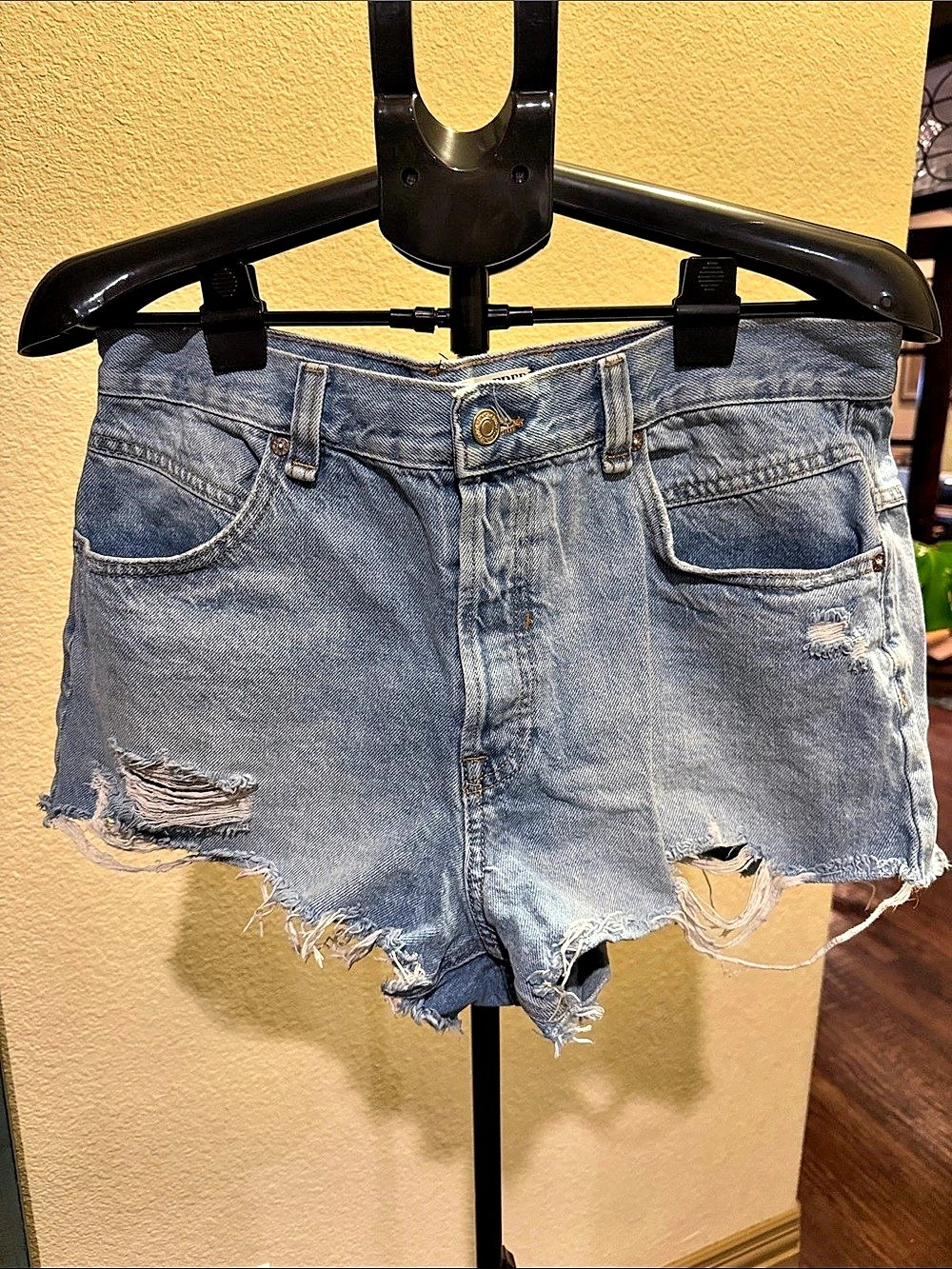 We The Free Now or Never Denim Shorts Blue Waist 31